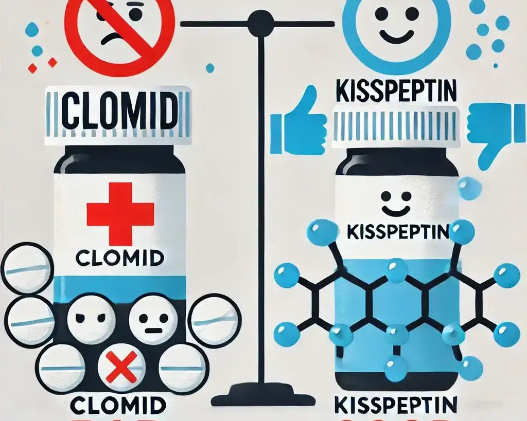 Clomid vs Kisspeptin displaying good and bad parts of TRT