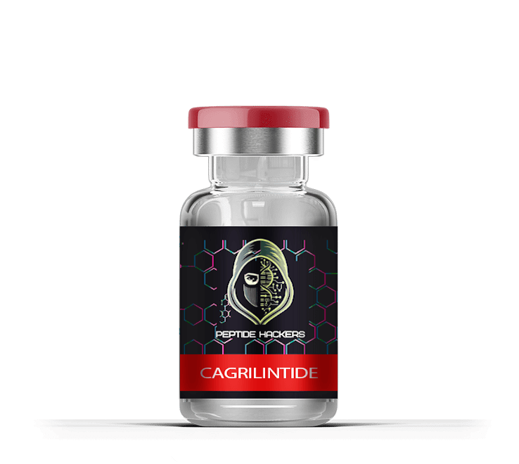 Cagrilintide peptide vial, a weight management aid known for appetite suppression, widely studied for obesity and metabolic health support.