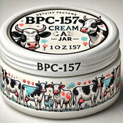 Close-up of BPC-157 topical application, highlighting its role in recovery, wound healing, and soothing skin irritation.