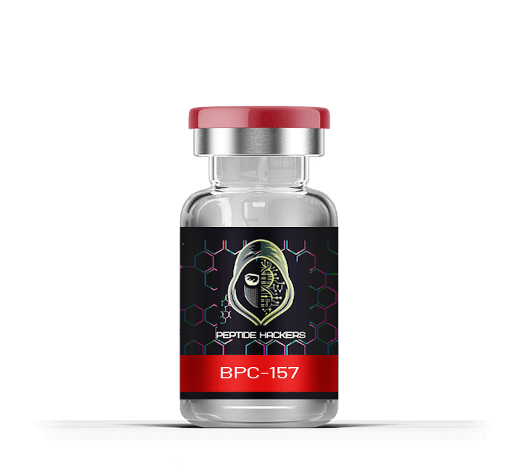 BPC-157 vial for promoting muscle healing, wound repair, and enhancing recovery.