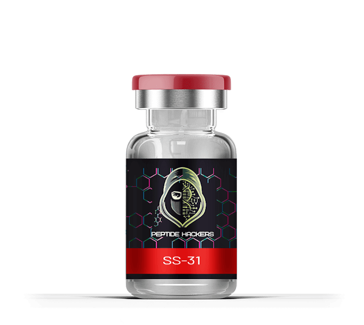 SS-31 (Elamipretide) vial for mitochondrial health, reducing oxidative stress, and improving cellular function.
