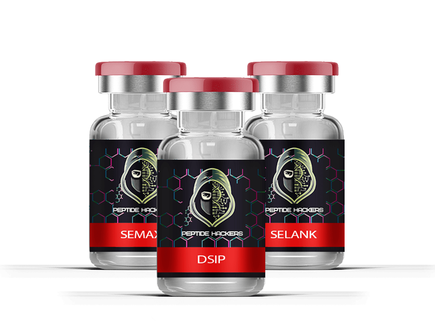 Peptide vial designed to improve sleep quality, reduce insomnia, and promote relaxation.