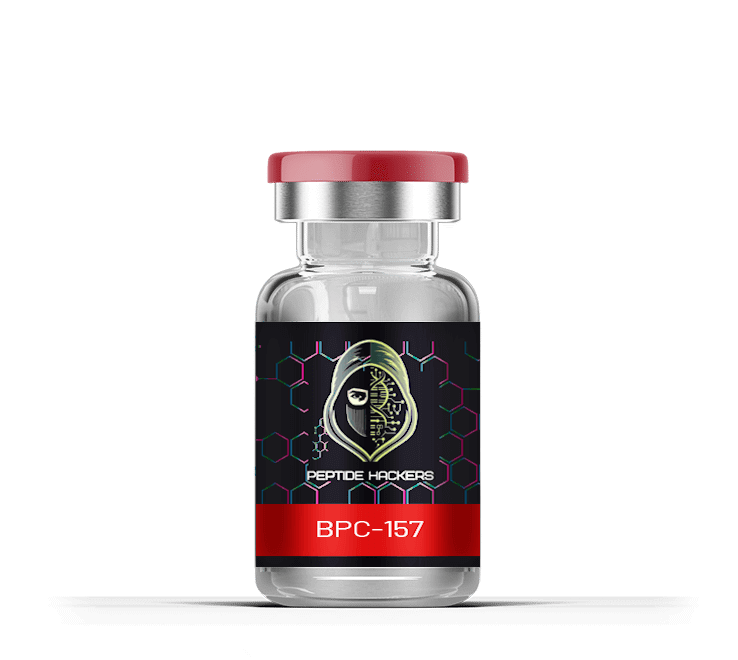 BPC 157 peptide with text explaining why it is not FDA-approved for human use 