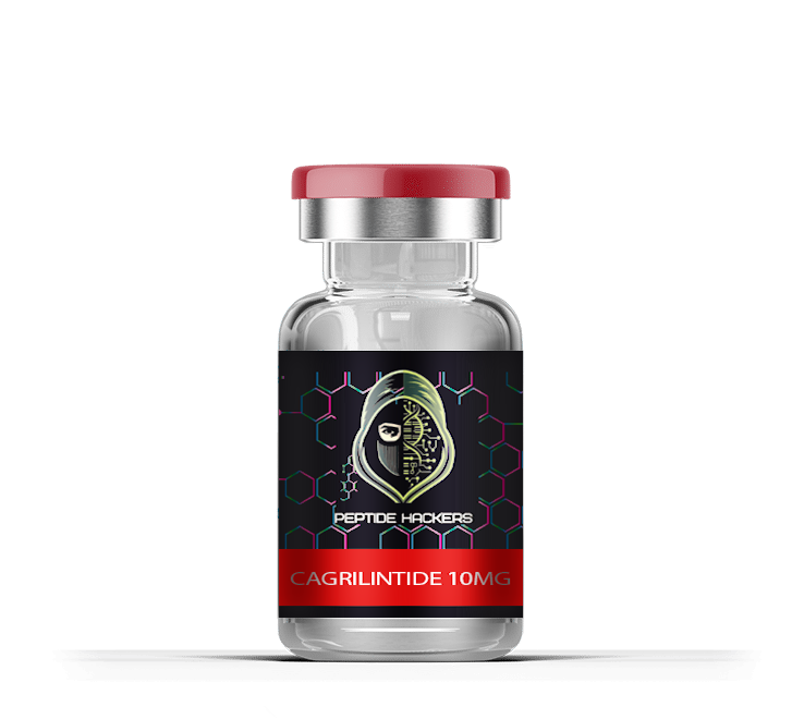 Cagrilintide peptide bottle, commonly used for weight loss assistance and appetite regulation, relevant in metabolic health and wellness research.