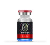 GHK-Cu bottle, used for skin repair and anti-aging benefits, available at Peptide Hackers.